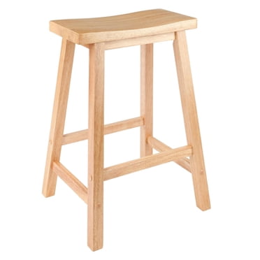 Winsome Tabouret de comptoir en selle Satori, naturel