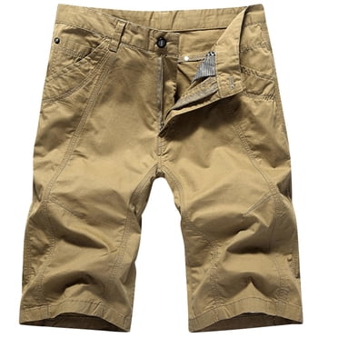 EGNMCR Mens Shorts Men's Plus Size Cargo Shorts Multi-Pockets Relaxed Summer Beach Shorts Pants Gifts for Men