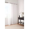 thumbnail image 2 of Bouclair Rideau Transparent Kacha Blanc 52x84 Po (132x213 cm), 2 of 10