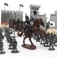 thumbnail image 2 of TISHITA Simulation Soldier Static Model Castle Playset Building Model Toys Cavalry War Horse Action Figures for Collection Decorative Home Boys Kids, 2 of 8