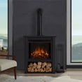 thumbnail image 2 of Real Flame Canada Hollis Foyer Électrique Moderne en Acier Métal, Fini Noir Mat, 2 of 12