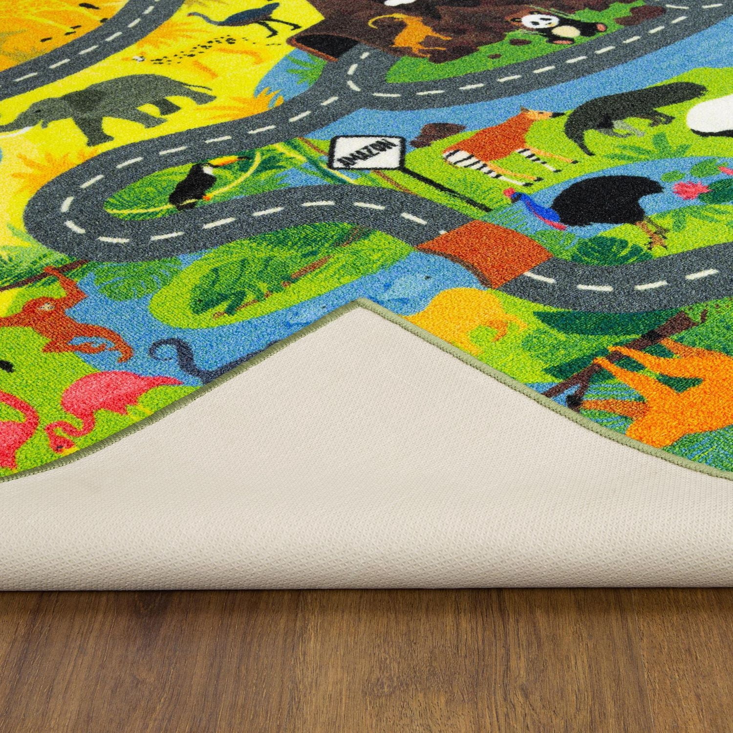 KC Cubs animal éducatif tapis et tapis de route de zone pour les chambres des infants et la salle de jeux