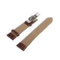 thumbnail image 2 of thinsony Leather Watch Band Butterfly Deployment Clasp Buckle Coffee 22mm, 2 of 8