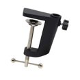 thumbnail image 2 of Bunblic Desktop Mounting Clamp Camera Mount Clamp Heavy Duty Sturdy Desktop Bracket Magnifying Glass Lamp Base for Studio Video Light Black Aluminum, 2 of 8