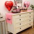 thumbnail image 4 of Boovnll Valentines Day Table Runner, 13x91" Valentine's Day Printing Table Runner, Valentines Table Runner for Holiday Kitchen Dining Table, Party Decor, Valentines Day Decorations, 4 of 6