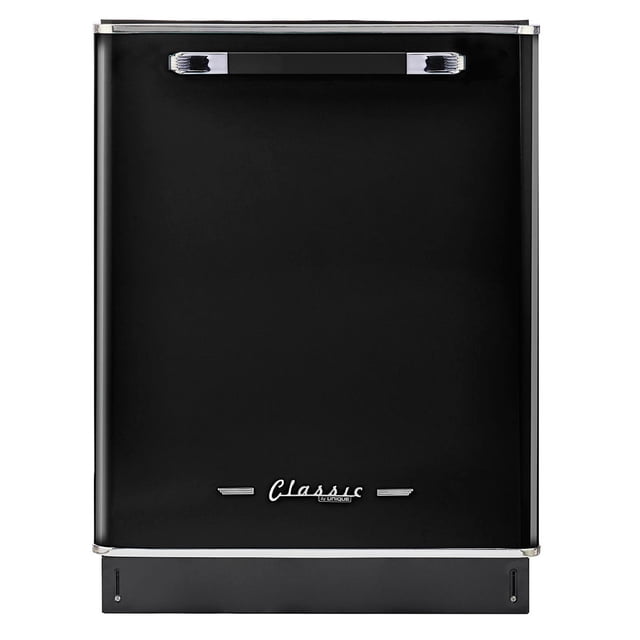 Unique 24" Classic Retro Dishwasher Midnight Black