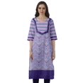 thumbnail image 1 of Moomaya Kurti Droite de Designer pour Femmes Tunique Indienne Imprimée Haut Long Kurta, 1 of 6