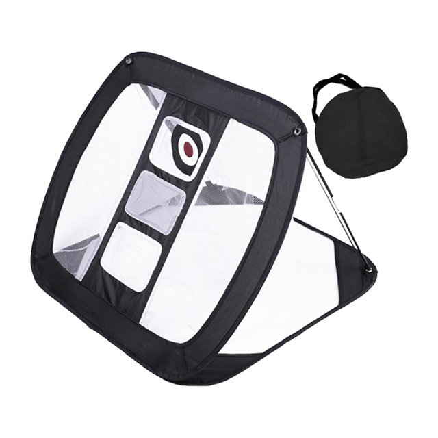 Filet de Golf Cible de Golf Filet de Frappe Installation Facile Pratique de Swing Noir