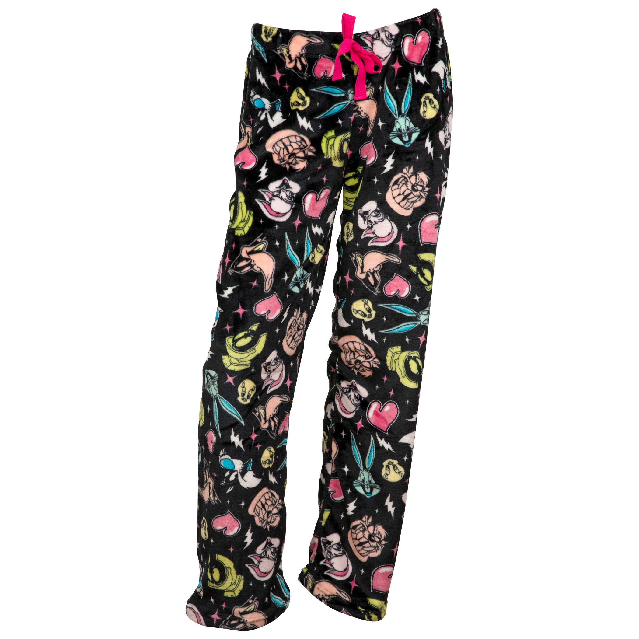 Looney Tunes Color Block Characters Women's Sleep Pants-Small (28-30)
