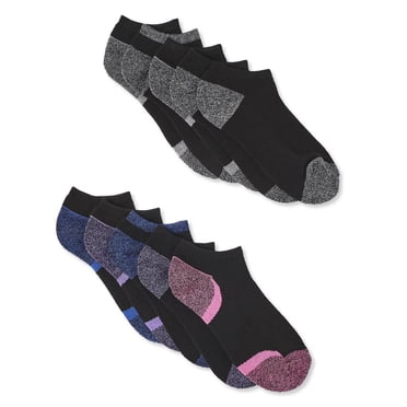 Lot de 10 paires de chaussettes de coupe basse Athletic Works pour femmes