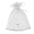 thumbnail image 2 of MesaSe 50PCS Christmas Drawstring Gift Bags Transparent  Stocking Bags for Candy Cookie Chocolate  White, 2 of 6
