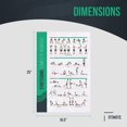 thumbnail image 3 of FitMate Stretching Workout Exercise Poster - Workout Routine with Free Weights, Home Gym Decor, Room Guide (20 x 30 Inch), 3 of 5