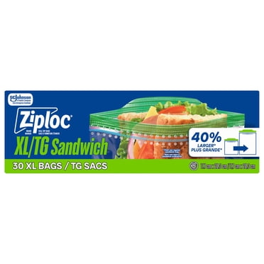 Ziploc® Sacs à Sandwich TG avec la Technologie Grip 'n Seal