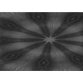thumbnail image 1 of Ahgly Company Tapis d'Intérieur Lavables en Machine, Rectangle Transitionnel Noir, 2' x 4', 1 of 7