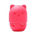 thumbnail image 1 of Lavable Réutilisable Forme de Chat Maquillage Éponge Titulaire Cosmétique Éponge Séchage Titulaire Rack Silicone Voyage Cas, 1 of 5