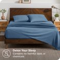 thumbnail image 3 of Bare Home Pillowcase Set - Envelope Closure - Premium 1800 Collection - Double Brushed - Ultra Soft - Standard Size, Coronet Blue, 2 Count, 3 of 6