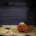 thumbnail image 4 of Lksixu Halloween Decorations Pumpkin Candy Bucket Plastic Pumpkin Bucket Portable Pumpkin Pail With Handle Reusable Cute Halloween Candy Bucket For Party Halloween Pumpkin Bucket for Party, 4 of 5