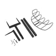 thumbnail image 2 of Heavy Duty Detachable Garden Hose Holder For Freestanding Water Hose Storage Stand Rack, Stable And Durable Iron Hose Hanger, 2 of 8