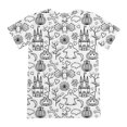 thumbnail image 3 of TIEVOSA Ensemble de Pyjama pour Filles Col Rond Doux Imprimé pour Vêtements de Détente Confortables pour Printemps Été 3-13 Ans, 3 of 7