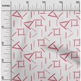 thumbnail image 1 of oneOone Viscose Chiffon Fabric Line Geometric Printed Fabric 1 Yard 42 Inch Wide, 1 of 4
