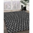 thumbnail image 3 of Ahgly Company Tapis Rond Lavable en Machine Intérieur Transitionnel Gris Platine, 5 Pieds Rond, 3 of 7