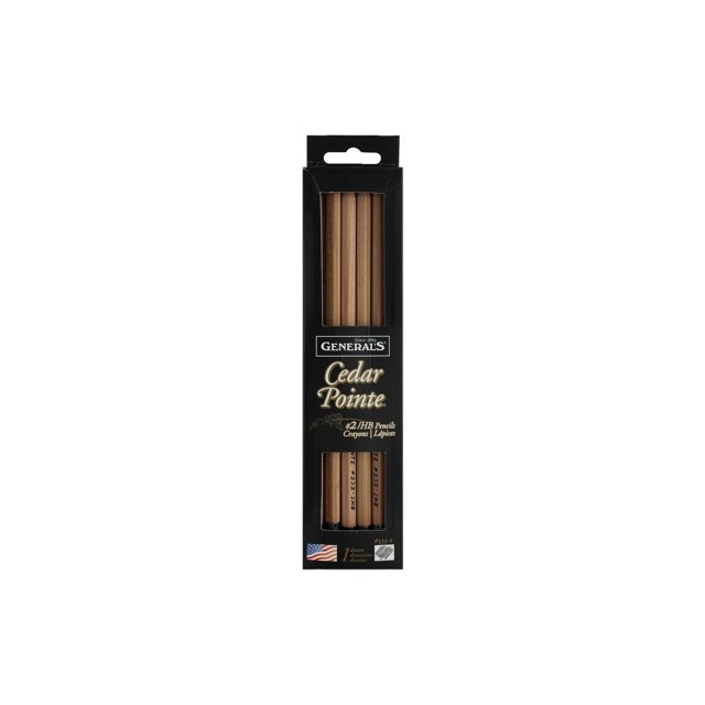 The Masters General's Cedar Pointe Pencils, #2 HB Lead, 12 Count