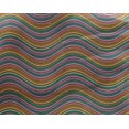 thumbnail image 4 of oneOone Georgette Viscose Fabric Serpentine Stripe Print Fabric By The Yard 42 Inch Wide, 4 of 4