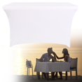 thumbnail image 1 of Spandex Table Cover For 6 Foot Rectangle Tables 6 Pack Tablecloth Elastic 6ft Folding Tablecloths For Vendor Booth Display Banquet Buffet Event Craft, 1 of 6