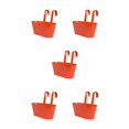 thumbnail image 2 of relayinert Outdoor Hanging Pots For Plants Practical And Beautiful Solution Detachable orange red 5Set, 2 of 6