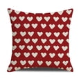 thumbnail image 1 of TIMIFIS 18x18 Housses de Coussins de la Saint-Valentin Po, Housses de Coussins Rouges, Housses de Coussins de Canapé, Housses de Coussins de la Saint-Valentin pour Grand Canapé Sofa Décoration de Fête Intérieure Extérieure, 1 of 1