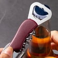 thumbnail image 4 of Yhmxh Home and Kitchen,Kitchen Gadgets,Kitchen Organizers And Storage 3-in-1 Multifunctional Wine And Beer Opener Portable Corkscrew With Bottle Foil Cutter Bottle Opener, 4 of 4