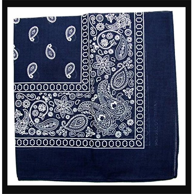 Decky BANDB-NAV Bandanas à Double Face - Marine