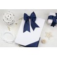 thumbnail image 2 of Joycrosso Navy Ribbon 4 Inch Wide Thick Fabric Ribbon, 50 Yards Double Faced Satin for Chair Sash Bows Making Bouquet Sewing Christmas Decoration, 2 of 7