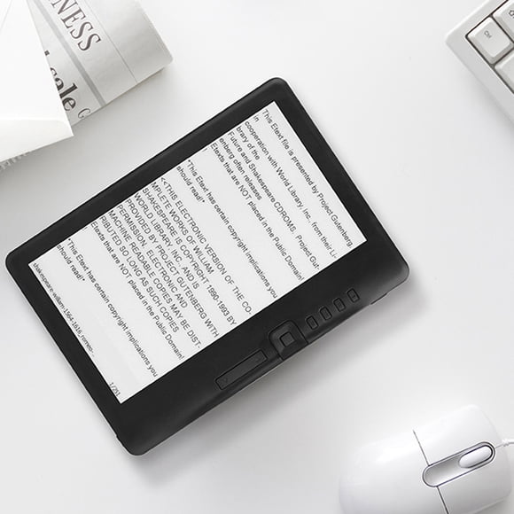 E-Book Reader, Waterproof 7 Inch 480P Electronic Book Non-reflection For XP For Win 7/10 For Vista