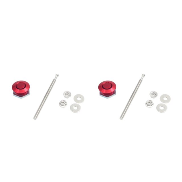 Thinsony Verrou de Capot Élégant et Abordable pour Modification de Voiture Couvercle de Moteur Rouge DP17-25 2ensemble