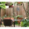 thumbnail image 2 of Outdoor Wall Clock, 30cm Waterproof Garden Clock, Retro Decor Clocks For Home Kitchen Living Room - Not Silent (turquoise), 2 of 5