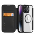 thumbnail image 1 of Phone Case for Iphone 14 15 plus pro max Magnetic flip card phone case, 1 of 4
