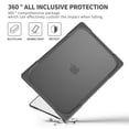 thumbnail image 4 of Étui pour MacBook Air 13,6 Pouces A3240 A2681 A3113 (Version 2022 2023 2024 2025) - Coque Rigide Robuste et Résistante - Violet, 4 of 5
