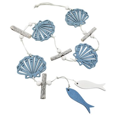 Agiferg Ocean Wooden Ornaments Creative Mediterranean Style Home Decoration Pendant