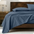 thumbnail image 2 of Bare Home Organic Percale Sheet Set - 300 Thread Count - 100% Organic Cotton - King, Bering Sea, 2 of 7