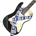 thumbnail image 3 of Ace Vintage Reissue Guitar Strap - Peace & Dove, Blue, 3 of 4