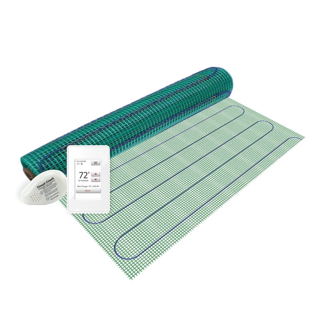 WarmlyYours TempZone Electric Radiant Floor Heating Easy Mat Kit 3' x 5'