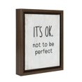thumbnail image 1 of hometrends "It’s OK" Framed Art, 1 of 5