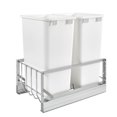 thumbnail image 1 of Rev-A-Shelf Double Pullout 50 qt. Kitchen Trash Can w/ Soft-Close, 5349-2150DM-2, 1 of 11