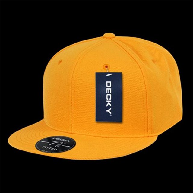 Decky RP1-PL-GLD-26 Casquettes Rétro Ajustées Or - 7,38