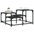thumbnail image 1 of vidaXL Coffee Table Black 68x68x40 cm Engineered Wood, 1 of 5