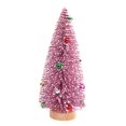 thumbnail image 2 of Yinanstore Tabletop Artificial Christmas Tree Christmas Gift Art Crafts Decorative Mini Christmas Tree Desktop Xmas Tree for Shelf Table Pink 20cm, 2 of 8
