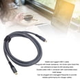thumbnail image 3 of USB C to USB C Cable - 240W Fast Charging, 20Gbps Data Transfer, 4K 60Hz Video Output, Type C  3/4 Compatible, Nylon Braided, 3 of 7