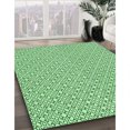 thumbnail image 3 of Ahgly Company Machine Washable Indoor Square Transitional Mint Green Area Rugs, 6' Square, 3 of 7