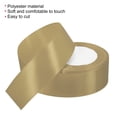 thumbnail image 3 of Unique Bargains 1.5 Inch Wide 24 Yards Satin Ribbon, Double Face Solid Crafts Roll for Party Home DIY Wrapping Decoration, Champagne Color, 3 of 6